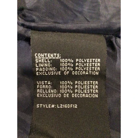 KIDS PUFFER JACKET COAT F.O.G. BY LONDON FOG Large 14/16 lightweight outer READ - Picture 9 of 15